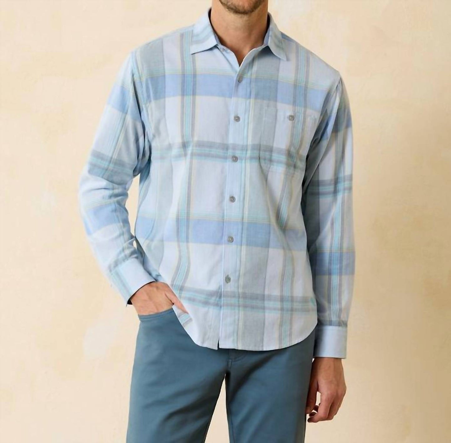 Tommy Bahama - Coastline Cord Grand Isle Long Sleeve Shirt