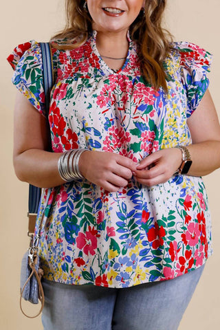 Entro - Floral Impressions Blouse
