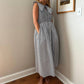 Sofie The Label - Ava Pinstripe Collared Tank Midi Dress
