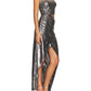Karina Grimaldi - One Shoulder Dress With Long Sleeve Cutout Dress