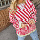 Free People - Classic Striped Oversized Crewneck