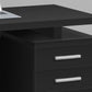 Computer Desk for Home Office Laptop with Reversible Storage Drawers
