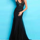 Mac Duggal - Form-Fitting Beaded Evening Gown