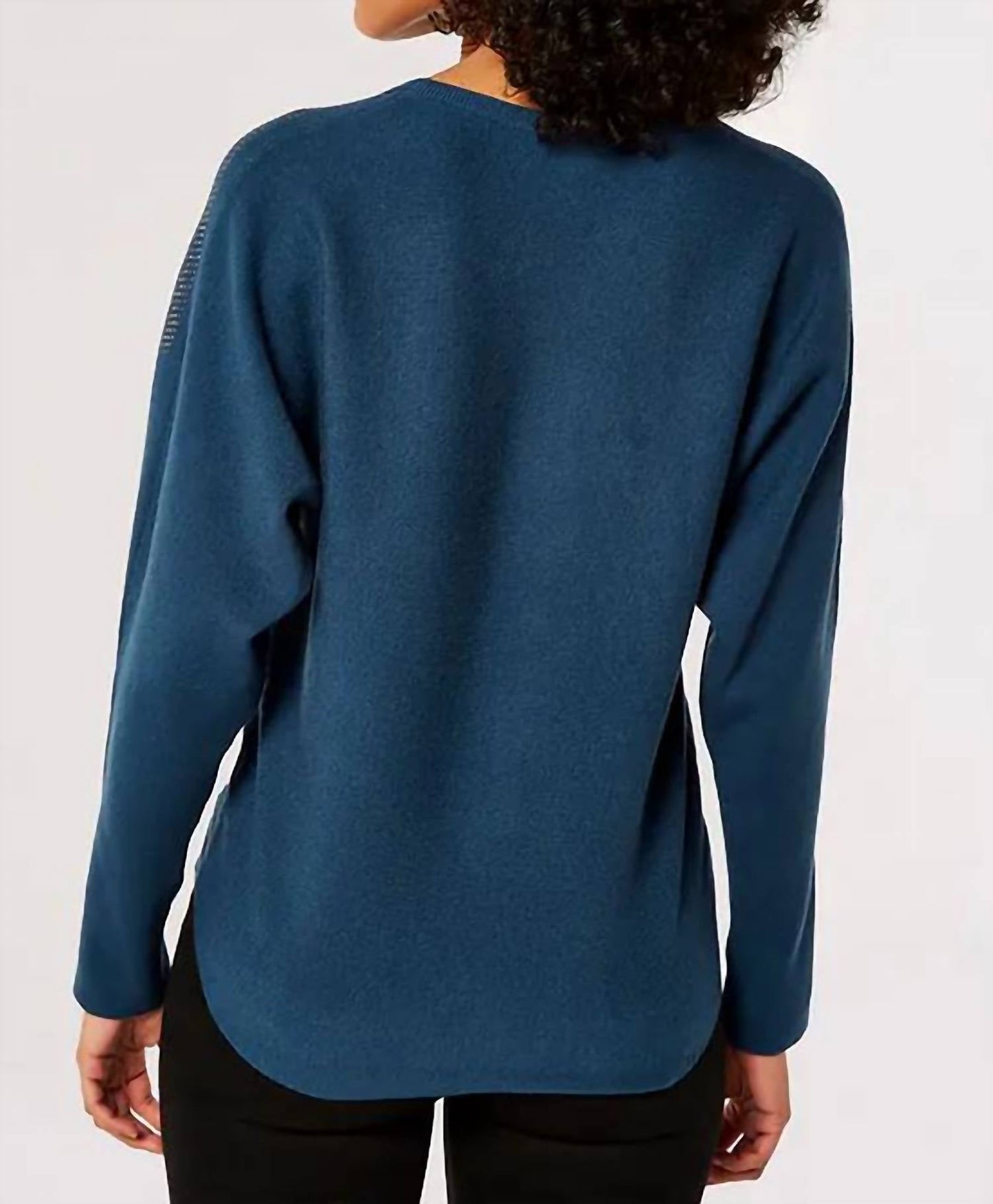 Apricot - Chandelier Stud Batwing Sweater