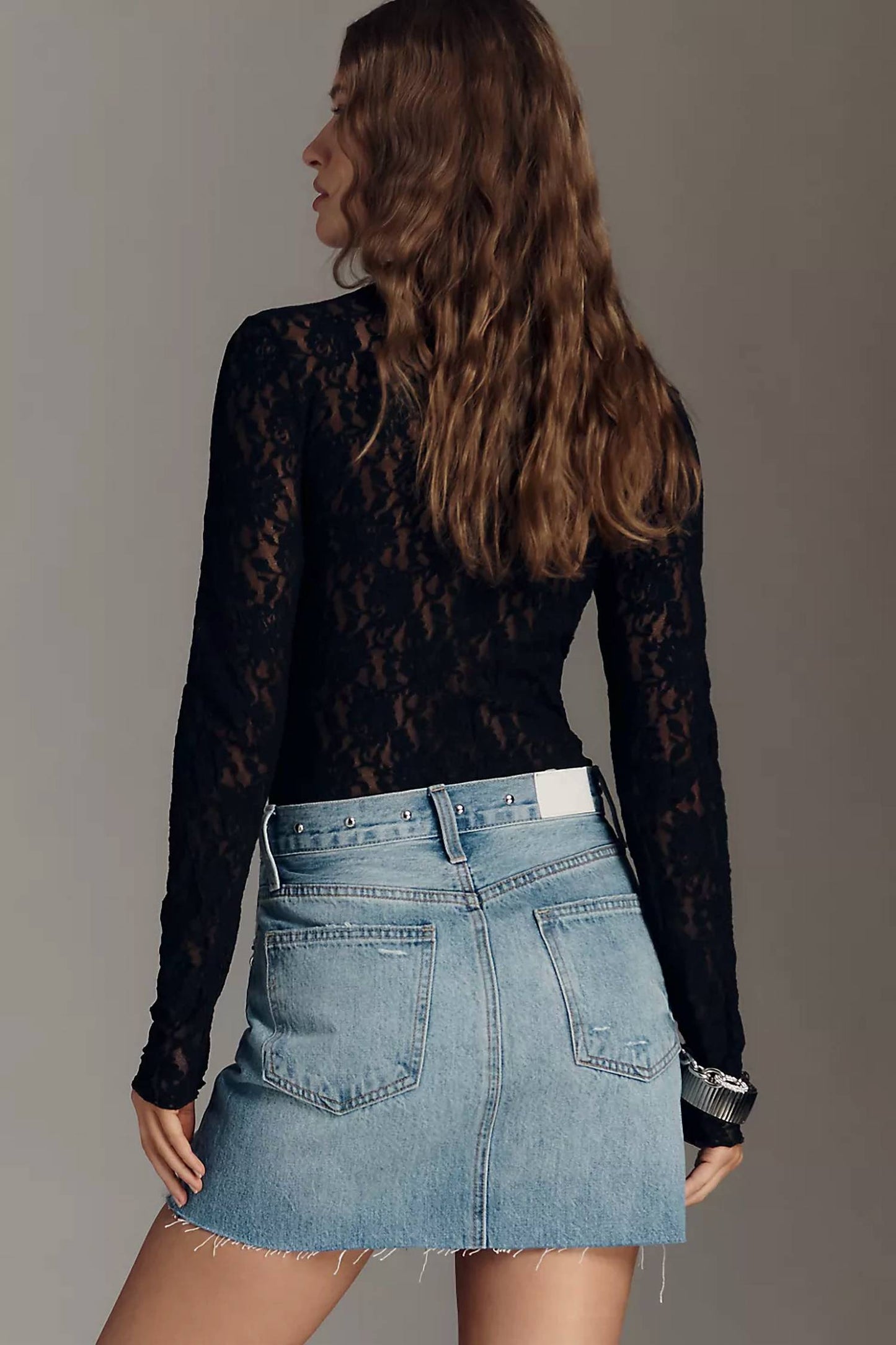 Pistola - Skye High Rise Mini Skirt