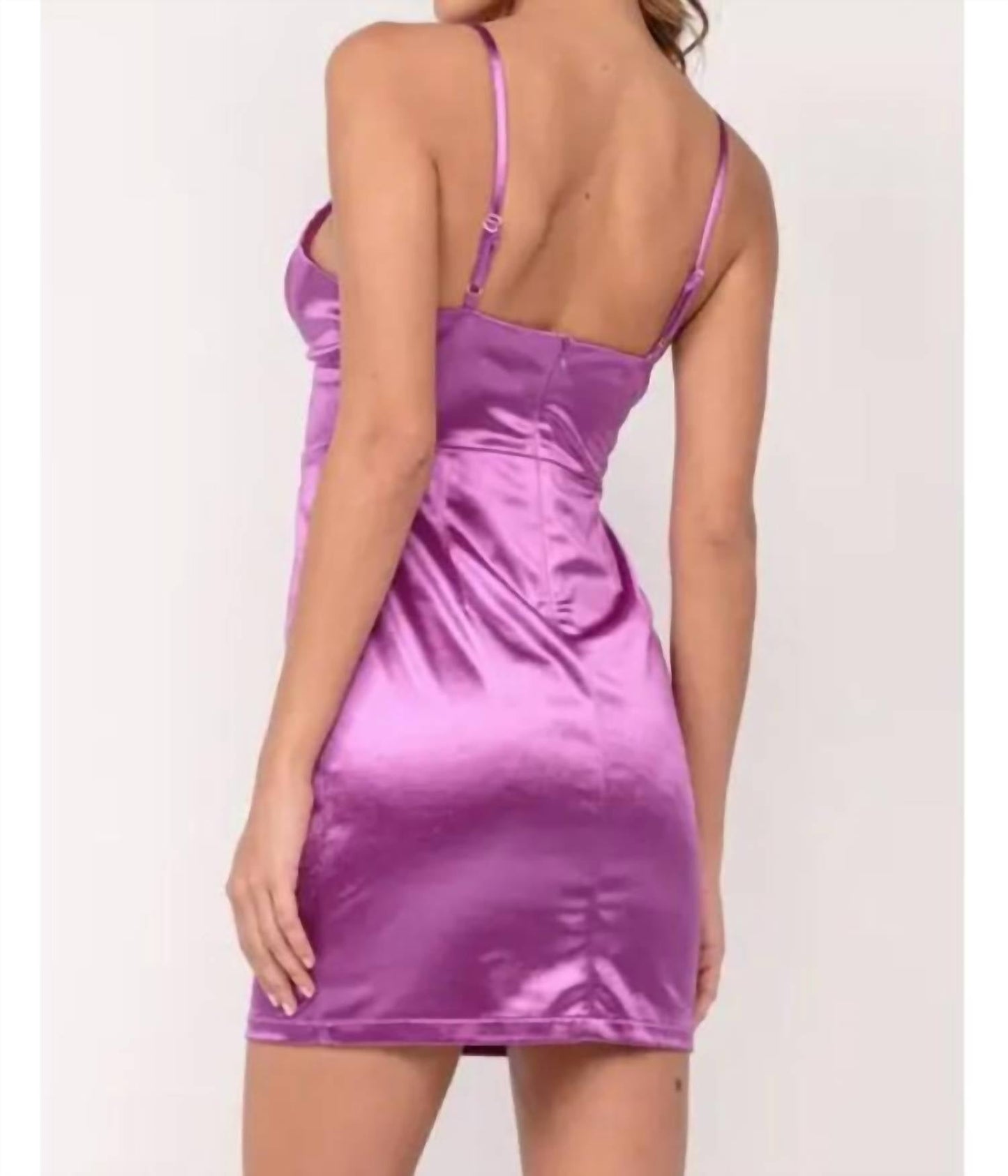 Cason Couture - The Reina Ruched Corset Mini Dress