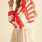 &Merci - Striped Sweater Twofer Dress