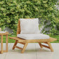 Sedona Outdoor Club Chair With Slatted Design