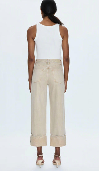 Pistola - Ryder High Rise Cuffed Straight Leg Jean