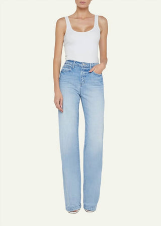 L'Agence - Clayton High Rise Wide Leg Jeans