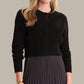 525 America - Cotton Cropped Cable Knit Cardigan