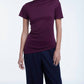 Dāl The Label - Asymmetrical Short Sleeve Top