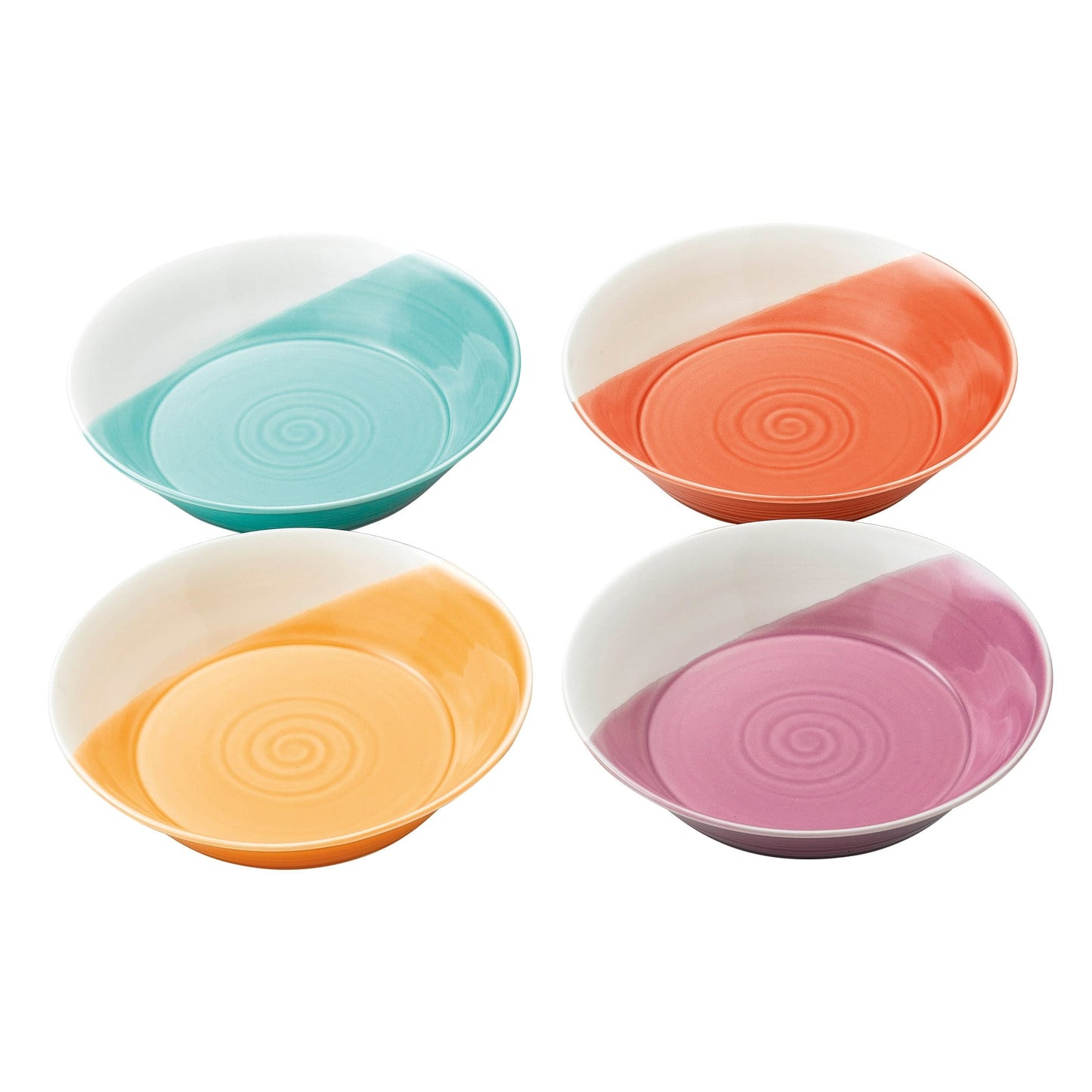 Royal Doulton 1815 Mixed Patterns Pasta Bowl 91 Set4 Bright Colors