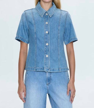 Pistola - Cyndi Short Sleeve Denim Shirt