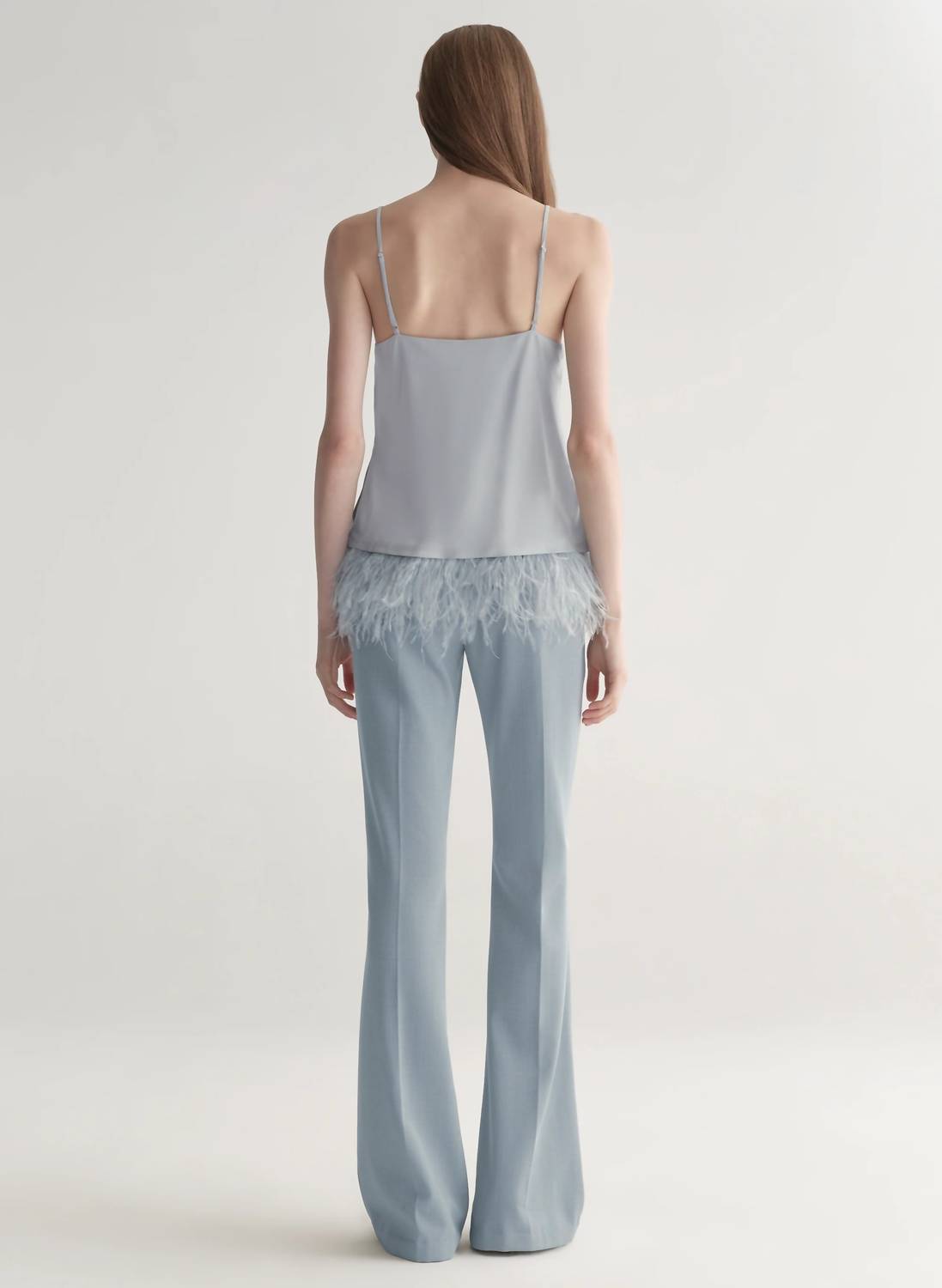 A.L.C. - Eliza Feather Trimmed Camisole Top