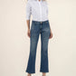 Kut From The Kloth - Kelsey Mid Rise Ankle Flare Regular Hem Slash Pkt