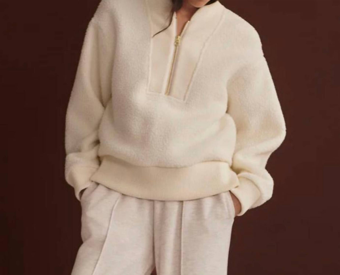 Varley - Mumford Half-zip Fleece Sweater