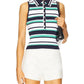 525 America - Vivienne Johnny Collar Stripe Tank