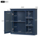 Wall Mounted Medicine Cabinet With Mirror and 3 Open Shelves