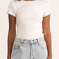 Z Supply - Cassie Rib Short Sleeve Tee