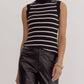 Entro - Kayla Mockneck Sleeveless Knit Top