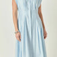 2.7 August Apparel - Women's Contrast Stitch Midi Dress
