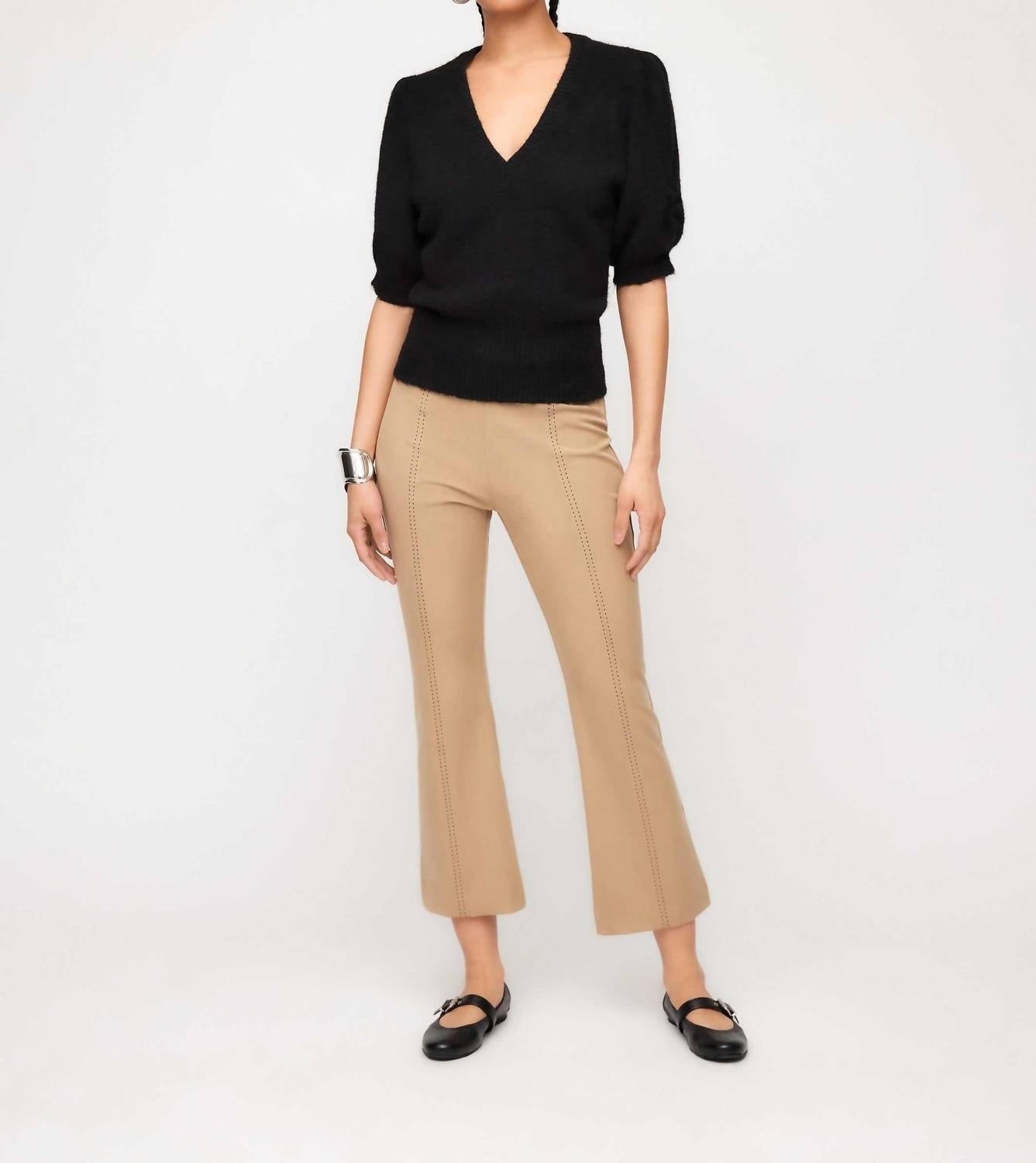 Fifteen Twenty - Sigourney Saddle Stitch Ankle Pants