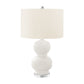 Contemporary Ceramic Table Lamp - Cream