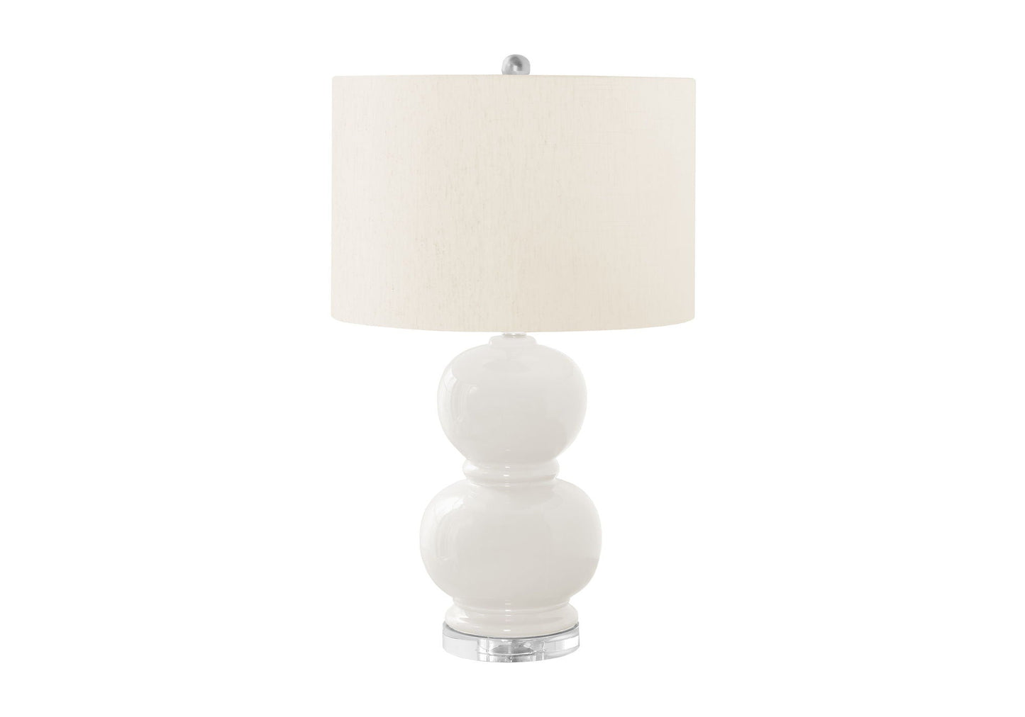 Contemporary Ceramic Table Lamp - Cream