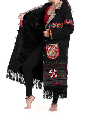 Standawt - Tassel Merino Wool Coat