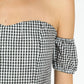 Honey Punch - Off The Shoulder Gingham Dress