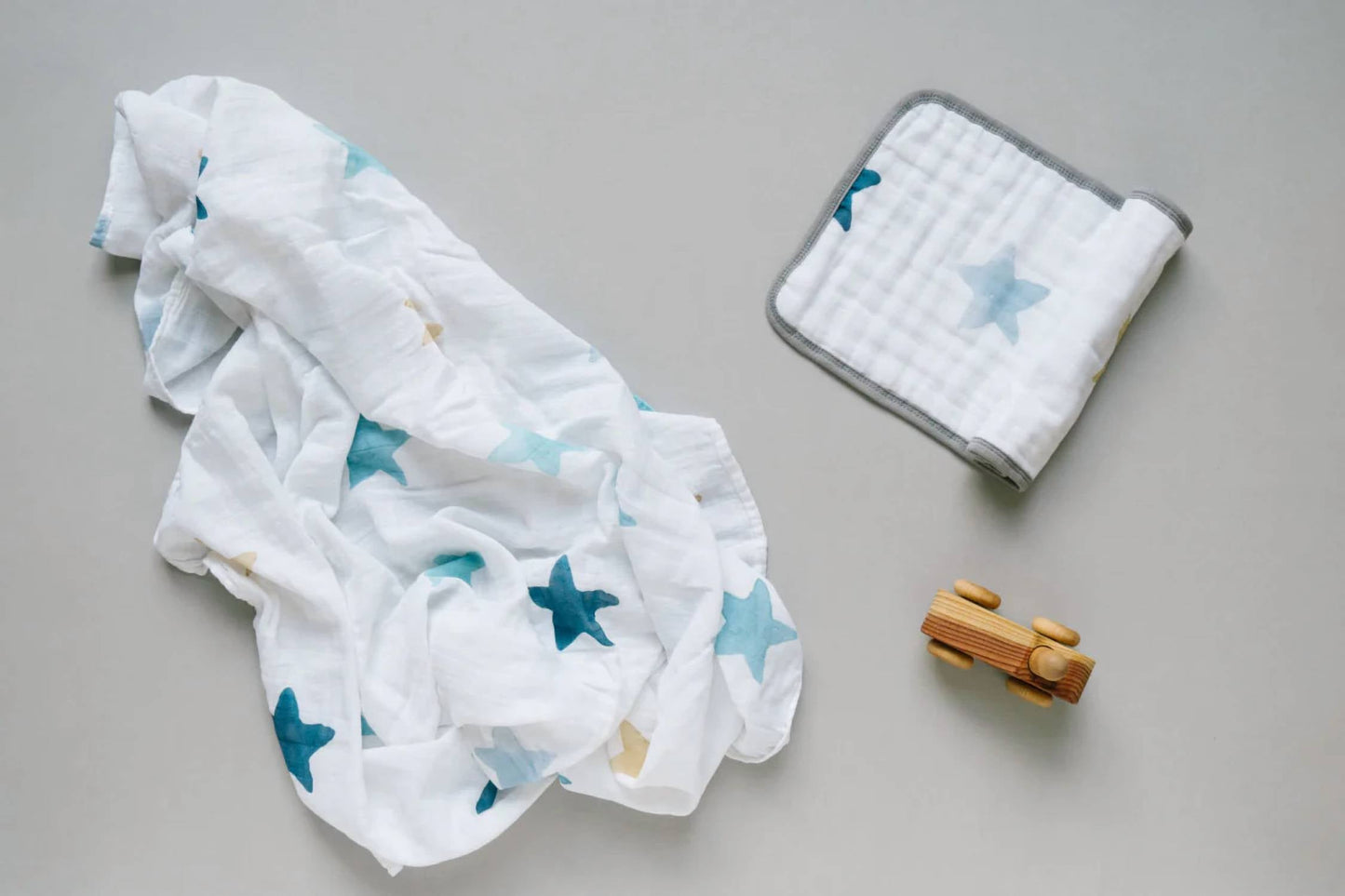 Fawn & Foster - Babby Organic Muslin Gauze Swaddle Blanket - Dream