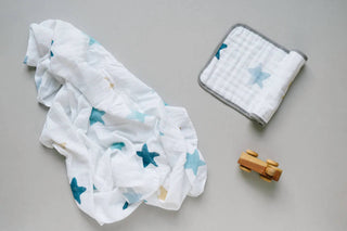 Fawn & Foster - Babby Organic Muslin Gauze Swaddle Blanket - Dream