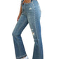 Judy Blue - Destroy & Released Hem Bootcut Jeans