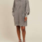 Easel - Halle Hooded Mini Dress