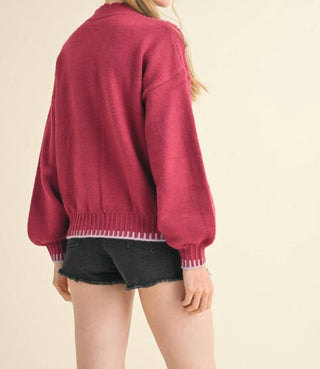 &Merci - Abigail Flower Detail Sweater