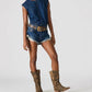 Steve Madden - Leila Denim Top