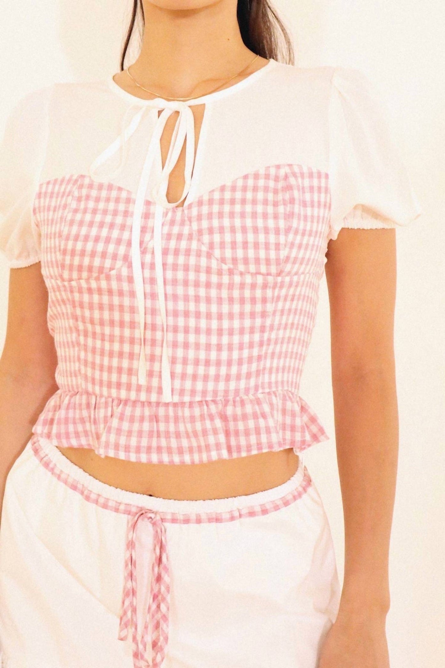 Bailey Rose - Florence Gingham Top