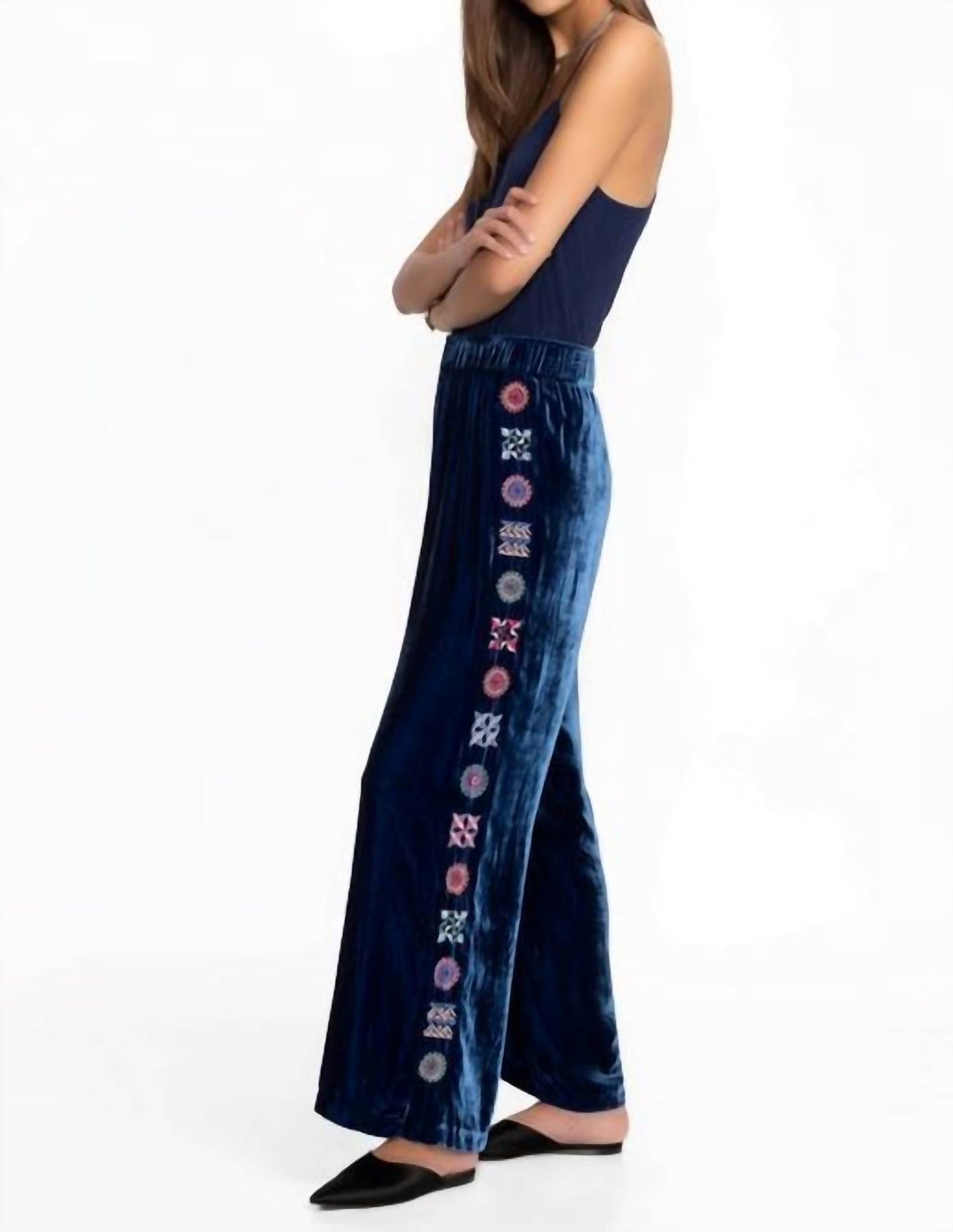 Johnny Was - VELVET WIDE LEG PANT NIKKOLA