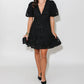 2.7 August Apparel - Sequin Lace Mini Dress