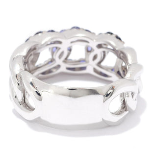 Choice of Gemstone Chain Band Ring