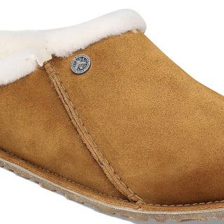 Birkenstock - Women's Zermatt Shearling Natural Slippers - Narrow