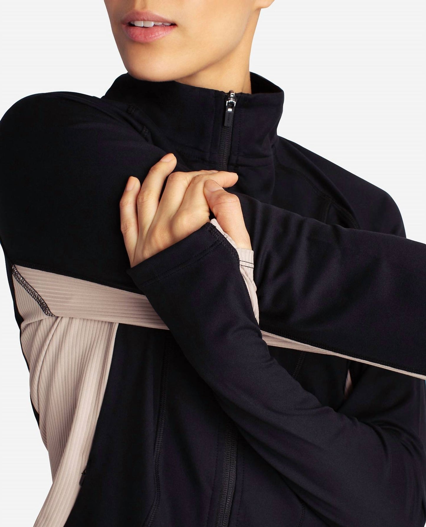 Danskin - Full-Zip Colorblocked Yoga Jacket