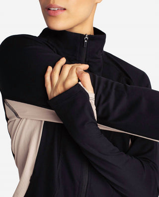 Danskin - Full-Zip Colorblocked Yoga Jacket