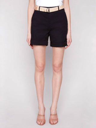 Charlie B - Cuffed Shorts With Belt