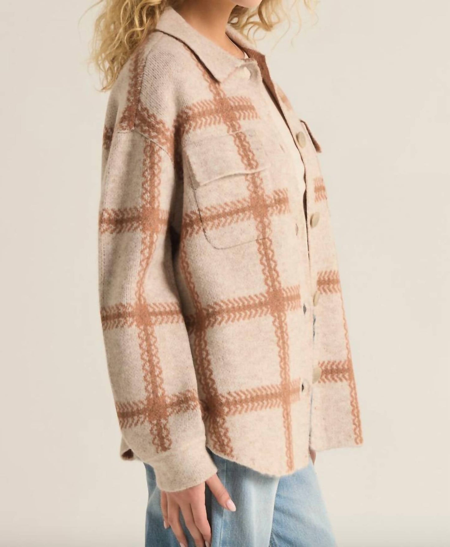 Z Supply - Tyler Plaid Sweater Jacket