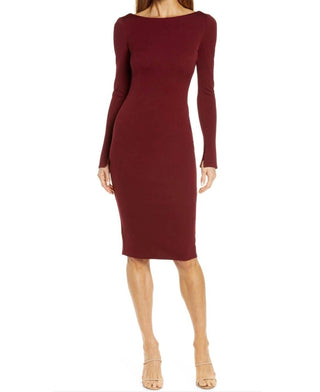 Katie May - Surrender Drape Cowl Back Midi Dress