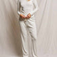 Perfectwhitetee - Leann Sweater Rib Straight Leg Pant