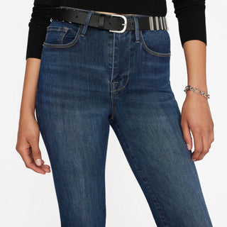 Frame - Le One Crop Mini Boot Denim