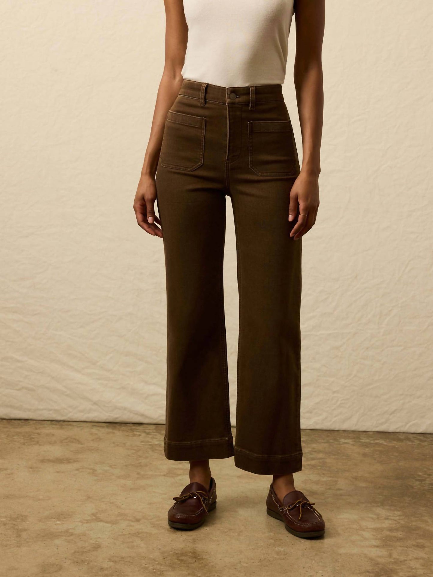 Faherty - Women's Stretch Terry Patch Pocket Pant